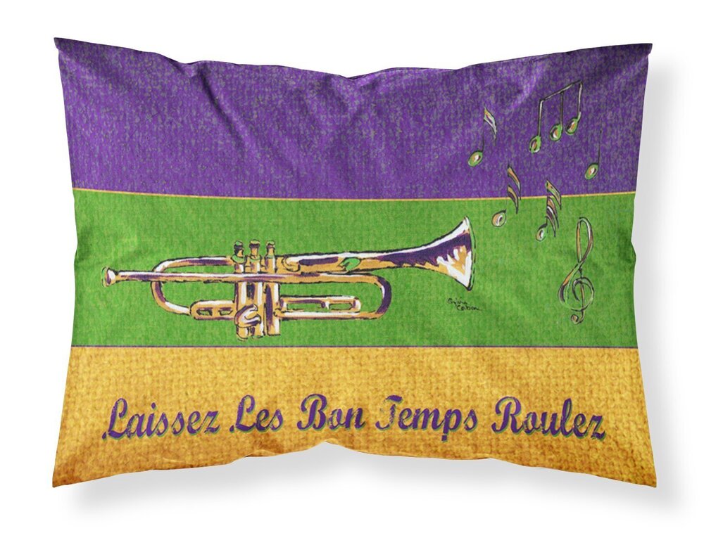 5748 8382PILLOWCASE Mardi Gras Fabric Standard Pillowcase Lightweight Super